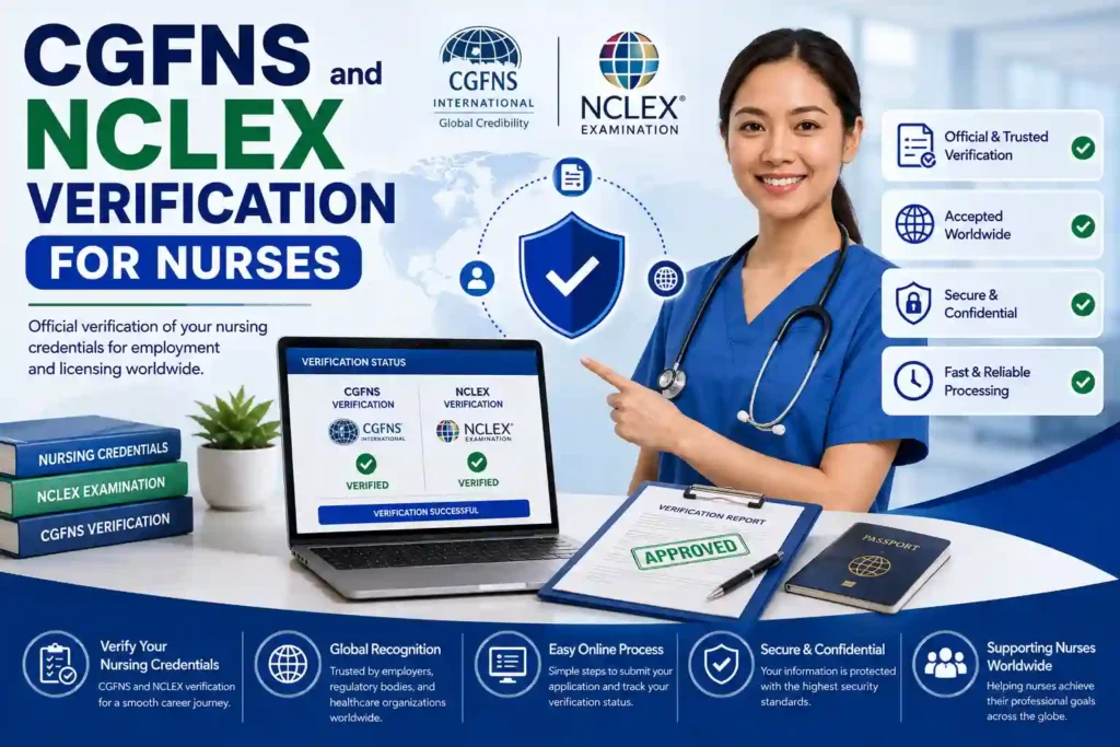 CGFNS and NCLEX Verification for Nurses