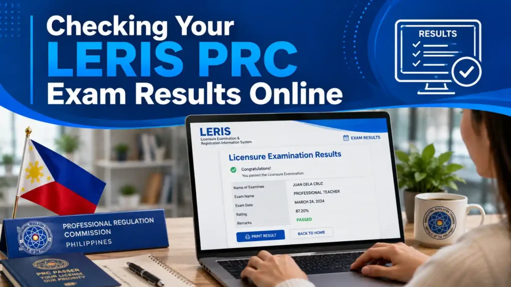 Checking Your LERIS PRC Exam Results Online Checking Your LERIS PRC Exam Results Online