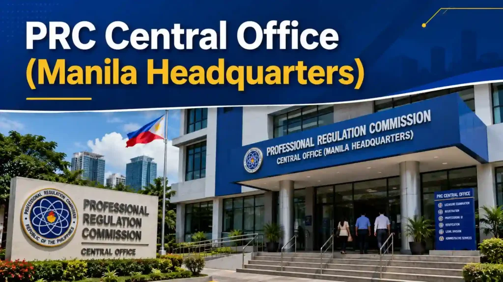 PRC Central Office (Manila Headquarters)